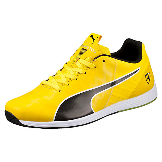 puma ferrari shoes black and yellow