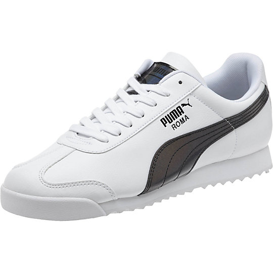 Puma ROMA IRIDESCENT SNEAKERS white-black Shoes | Shoes Puma For Sale